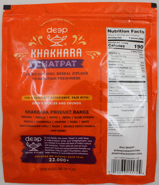 Deep Khakhra- Chatpat 180 gms
