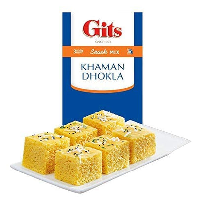 Gits Instant Khaman Dhokla Snack Mix, 720g (Pack of 4 X 180g Each)