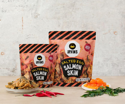 IRVINS Salted Egg Salmon Skin (Pack of 3)
