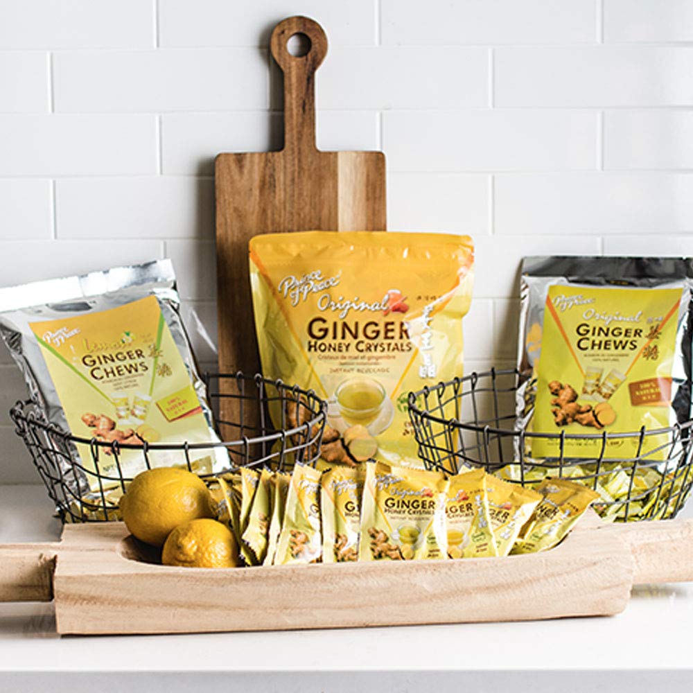 Prince of Peace Original Ginger Chews, 1 lb. Candied Ginger Candy Pack Ginger Chews Candy Natural Candy