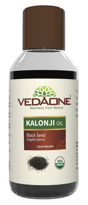 Vedaone USDA Organic Kalonji | Nigella Sativa Black Cumin Seed Oil for Hair Growth - 100ml | Ayurvedic Formula