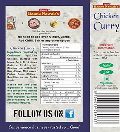 Banne Nawab's Chicken Curry 65 gms