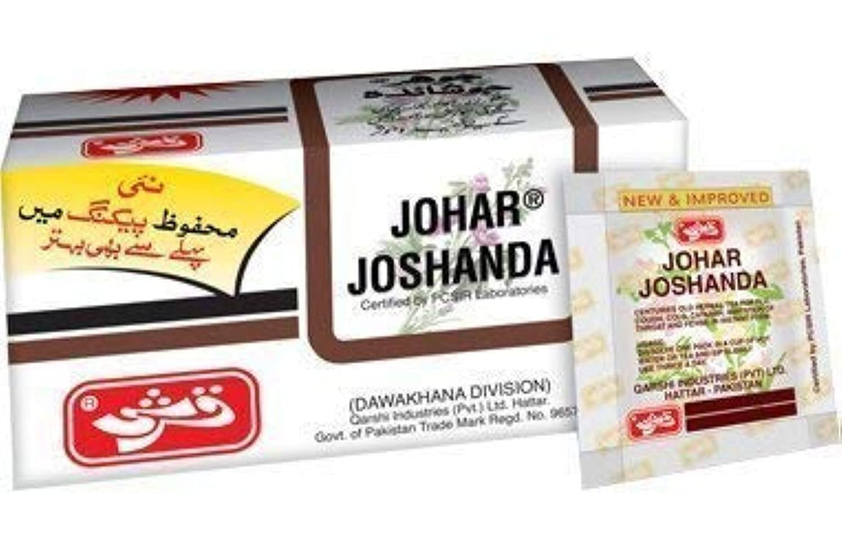 Qty. 3 Johar Joshanda Instant Herbal Tea 30 Bags - Indian Tea & Coffee