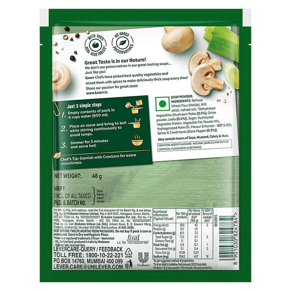 Italian Mushroom Soup 48 gms - Instant Soup