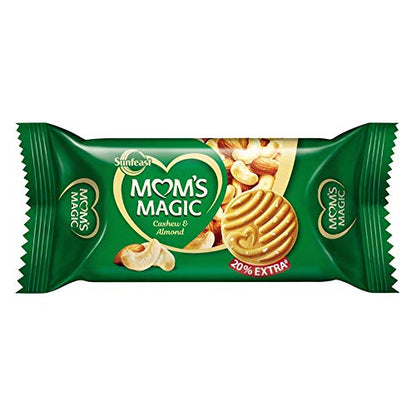Sunfeast Mom's Magic Biscuit - Cashew & Almond, 60g (Pack of 5) Promo Pack