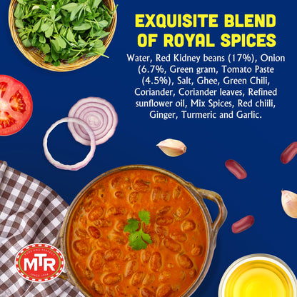 MTR Ready To Eat Rajma Masala Pack Of 10 (300 Gm Each)