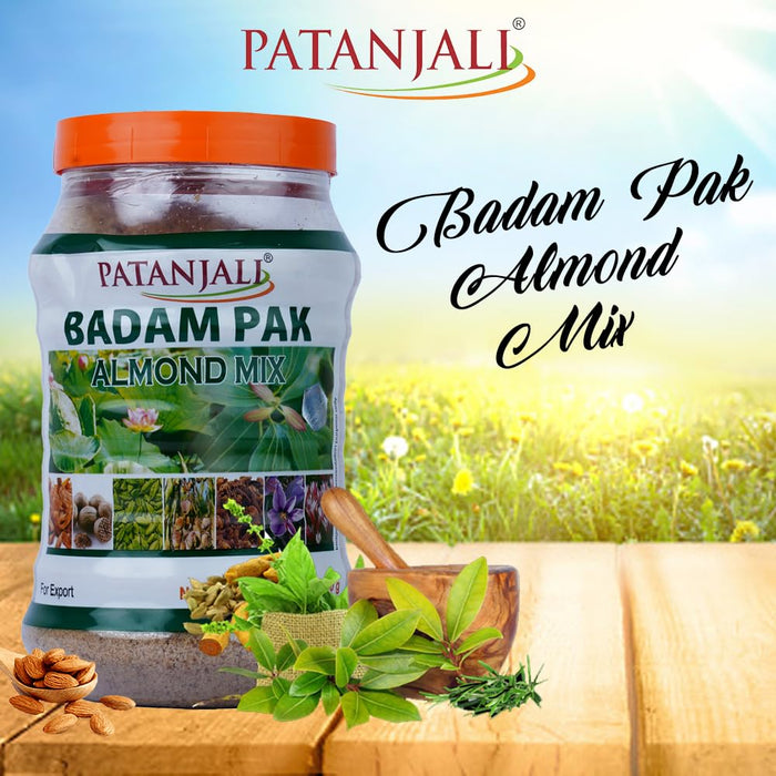 Patanjali Badam Pak Almond Mix 17.6 Oz/ 500 G/ 1.1 Lb New Pack