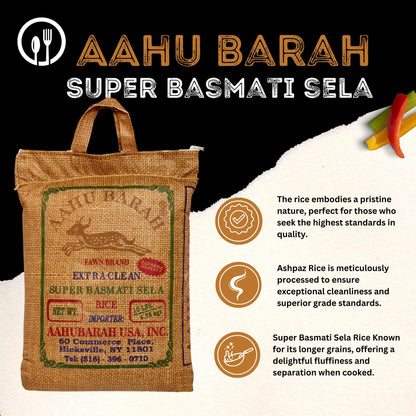 Aahubarai Xtra Clean Sela Basmati 10 lbs