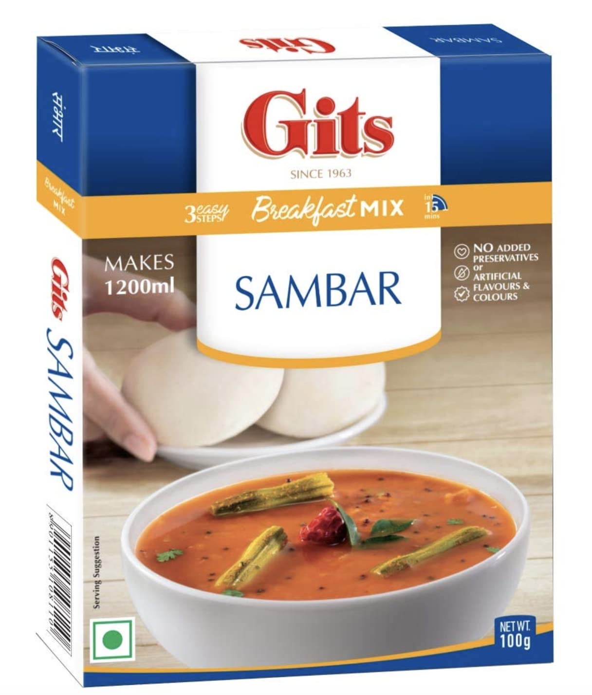 Gits sambhar mix 3.5 oz (Pack of 4)