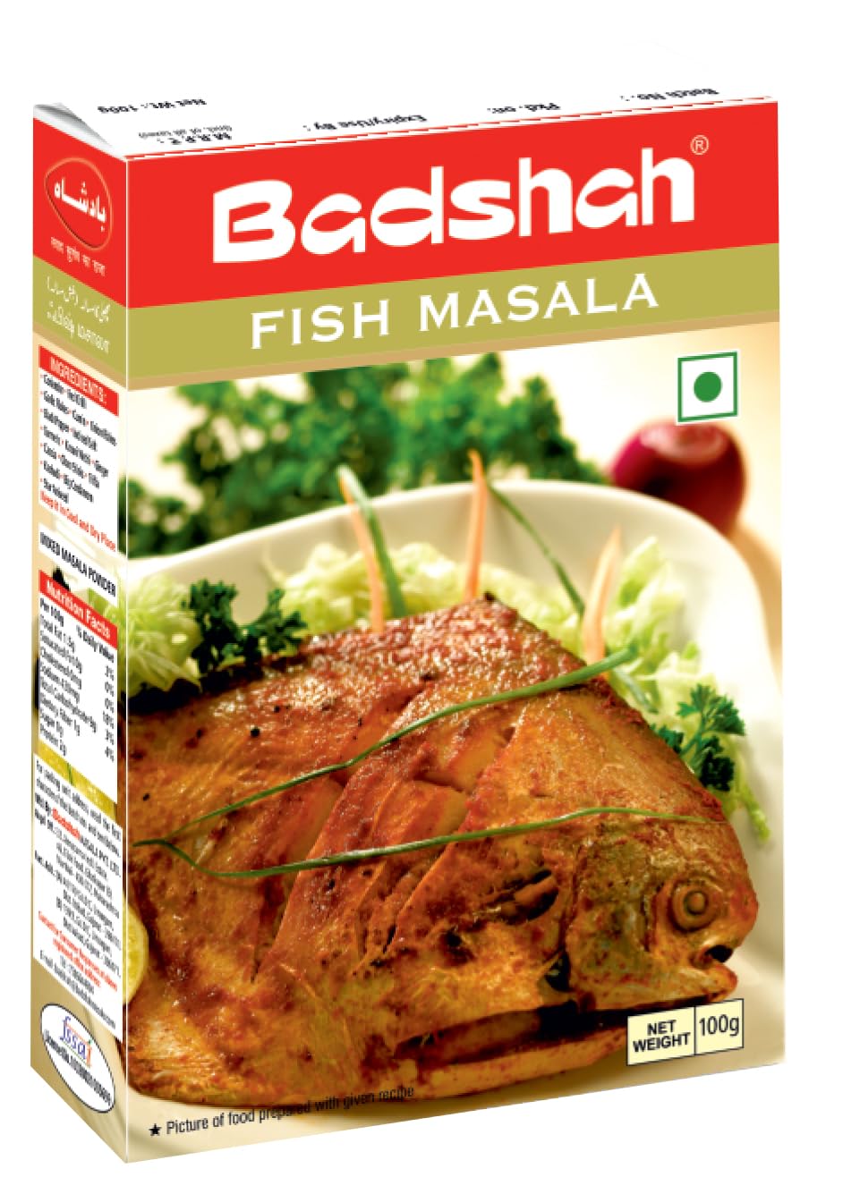 Badshah Masala, Fish, 3.5-Ounce Box (Pack of 12)