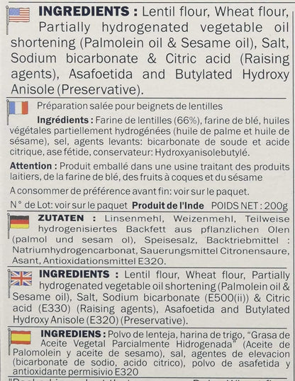 Gits Instant Mix Box - 600gm (Pack of 3 x 200gm) | Ready to Cook Indian Breakfast/Lunch/Dinner/Snack Meal | No Artificial Colors, Flavors, Preservatives, 100% Vegetarian, Easy Recipe (Medu Vada)