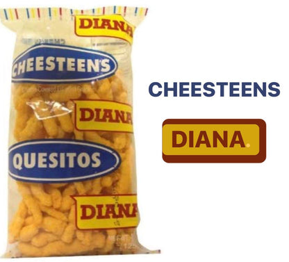 Diana Cheesteen Snack 4.40 oz - Quesitos, Cheese Flavored Cookies