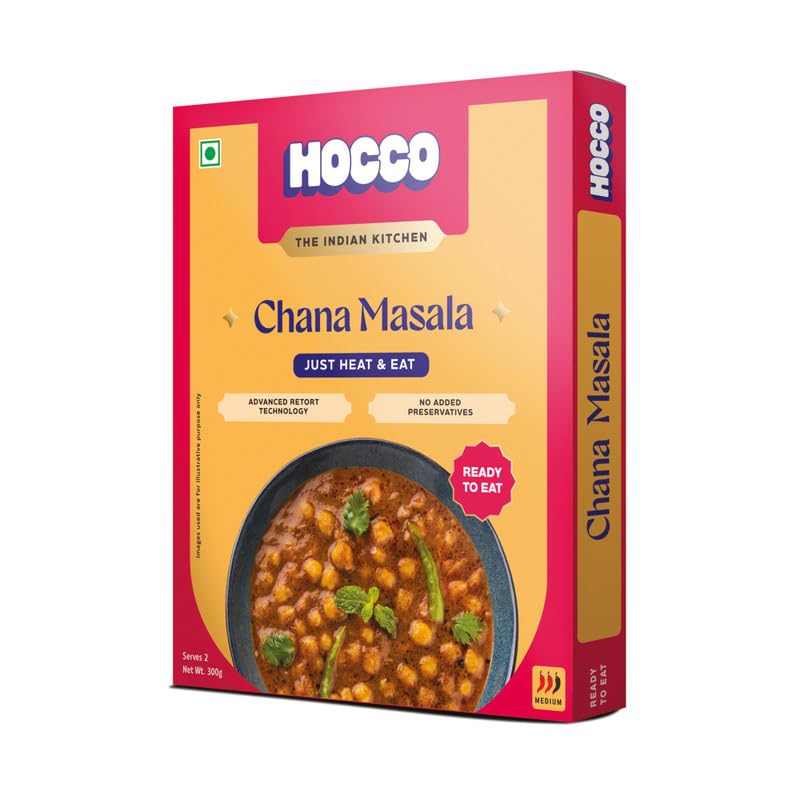 HOCCO Chana Masala Ready to Eat, 300gm (Pack of 1)