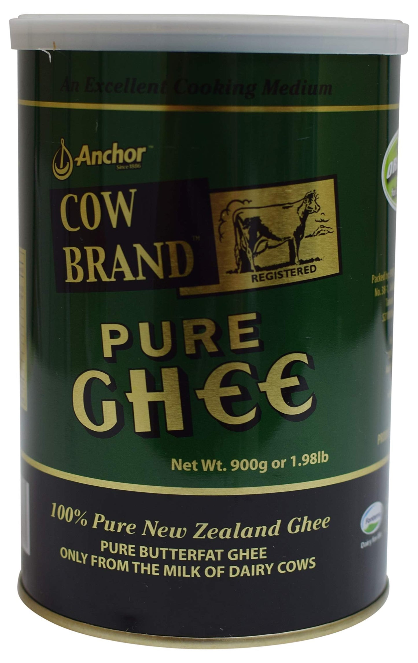 Anchor Cow Brand Pure Ghee 900g (1.98 lbs)