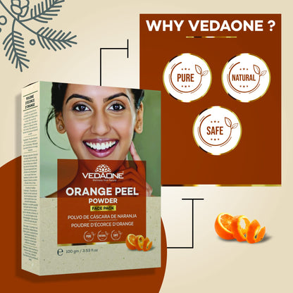 Vedaone Orange Peel Face Pack Powder 100gm