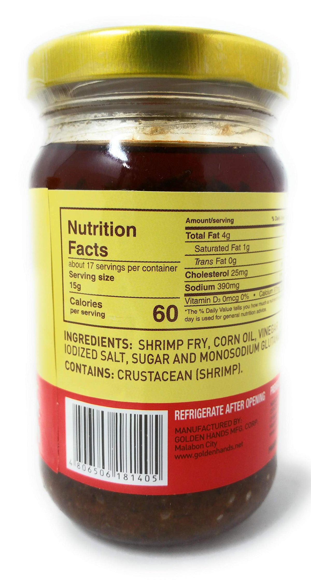 Kamayan Sauteed Shrimp Paste Ginisang Bagoong Spicy, Net Wt. 8.85 (250g) 2 Pack