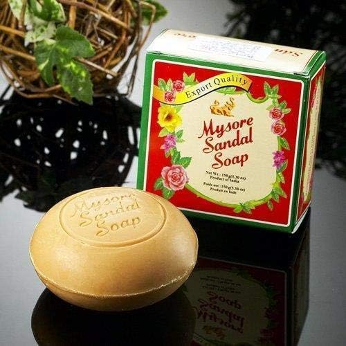 Set of Three Mysore Sandal Soap Sandalwood Skin Care Conditioner Moisturisers
