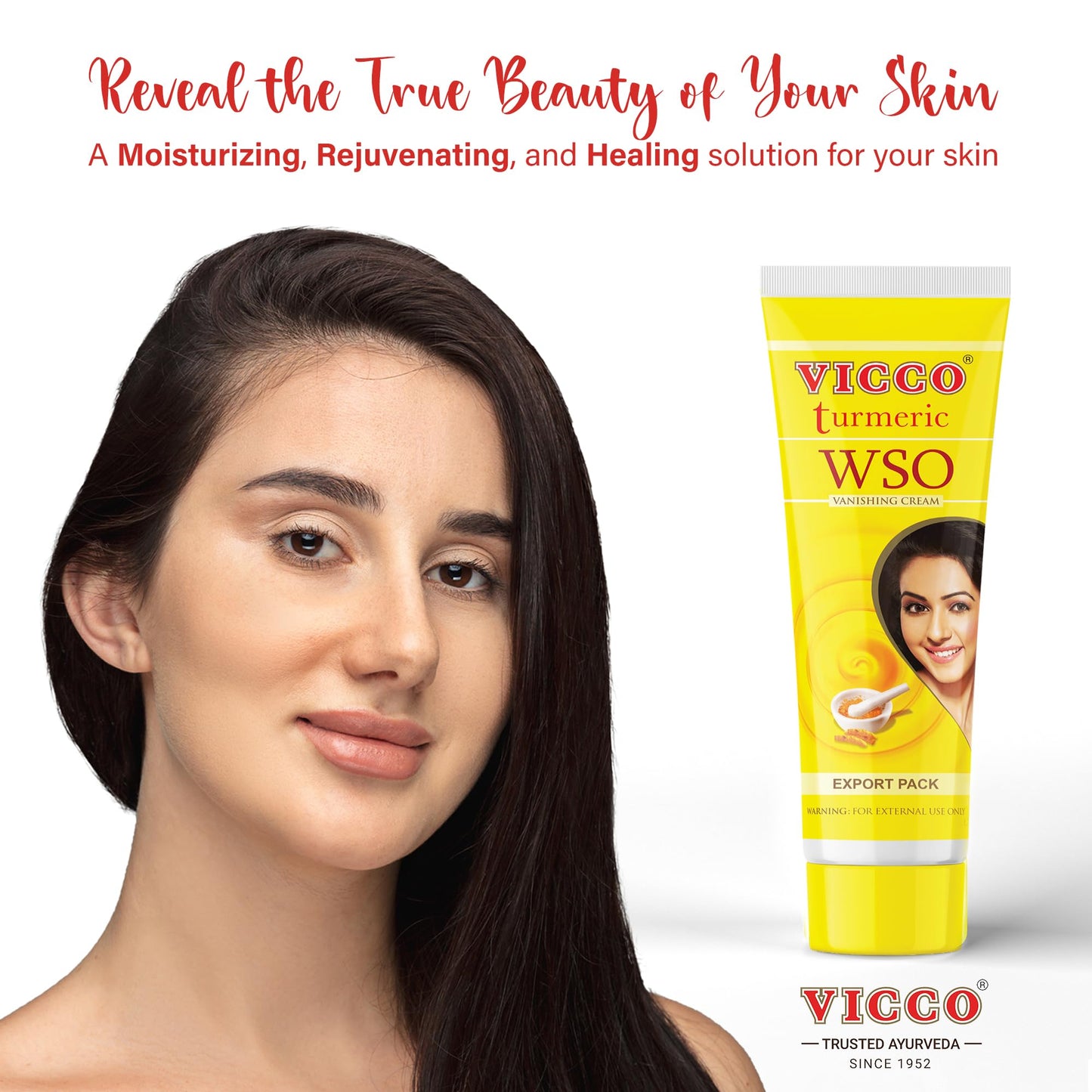 Vicco Turmeric WSO Skin Cream-60g(Pack of 2)