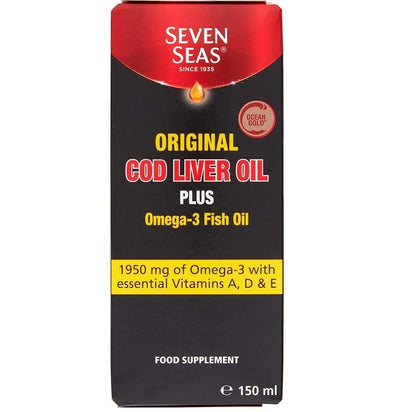 Seven Seas Orig Cod Liver Oil Plus Omega-3 Fish Oil 450ml