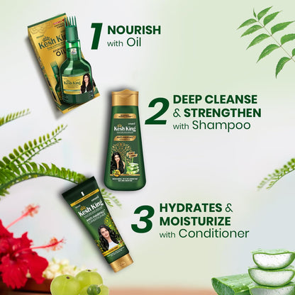 Emami Kesh Kingh Scalp and hair medicine anti - hairfall shampoo- 340ml