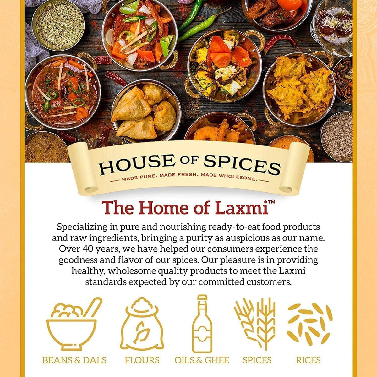 Laxmi Brand House of Spices, Ajwain Seeds, Bulk Spices, Non GMO, All Natural, Vegan, Product of India (12oz, Ajwain Seeds)