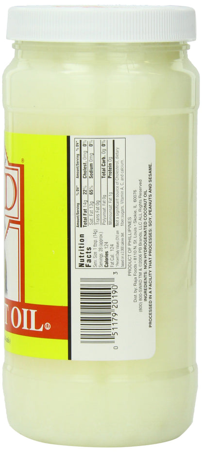 Swad Coconut Oil 15 oz - Cooking Oil