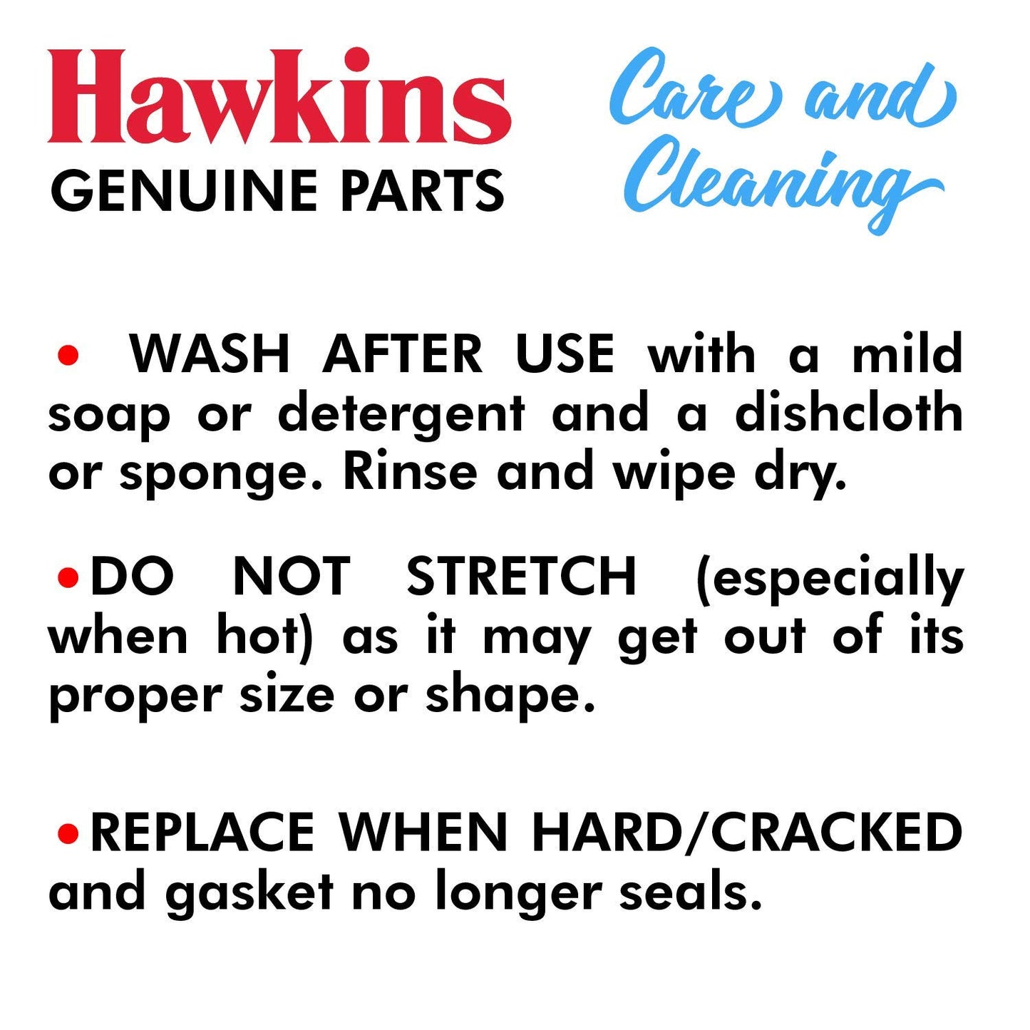 Hawkins A10-09 Gasket Sealing Ring for Pressure Cookers, 2 to 4-Liter