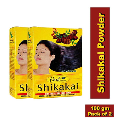 Shikakai Powder 3.5oz (100g) - Hesh Pharma (Pack of 2)