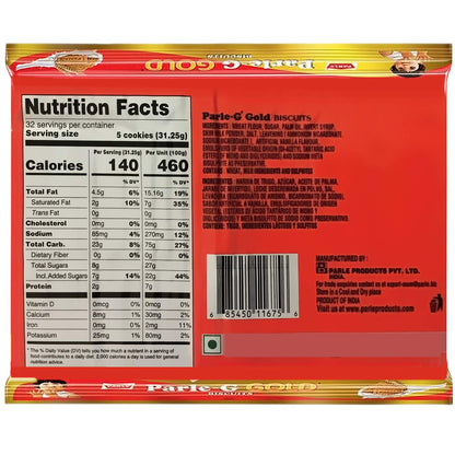 Parle-G Gold Cookies 1 kg. - Snacks & Savory