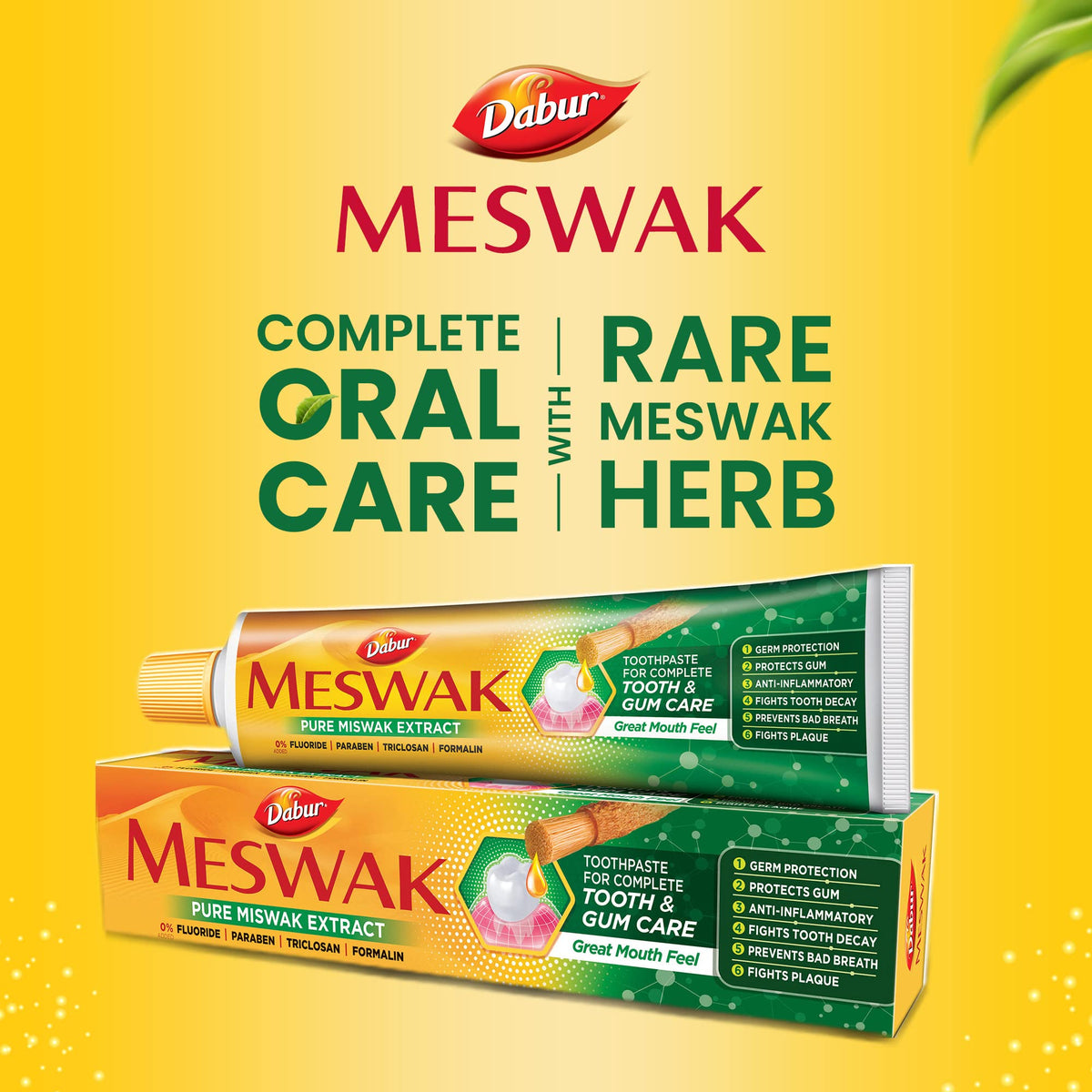 Dabur Meswak Toothpaste - 300 g (Family Pack)
