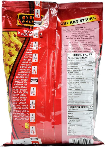 MM Chakri sticks 340 gms - Indian Snack