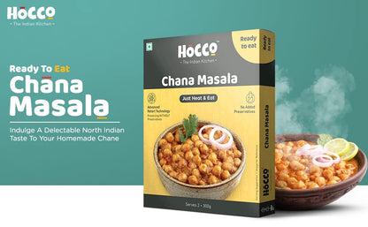 HOCCO Chana Masala Ready to Eat, 300gm (Pack of 1)