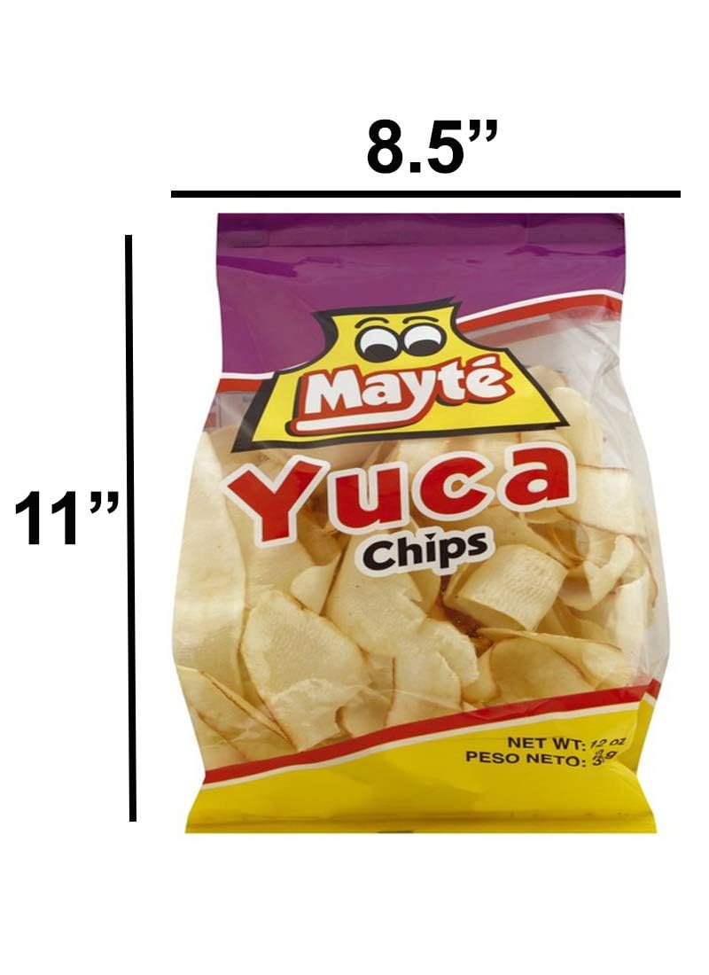 MAYTE Yuca Chips 0g Trans Fat Big Bag 12 oz./350 grs.