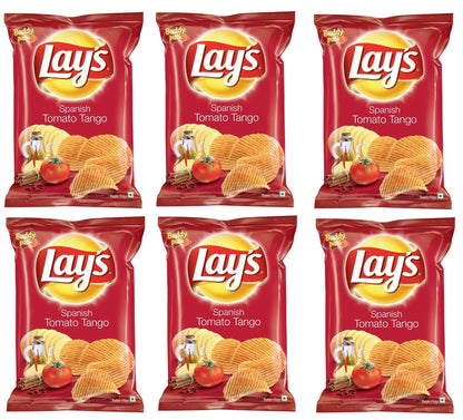 Great Bazaar Lays India's Spanish Tomato Tango, 6 Pack (Spanish Tango Tomato)