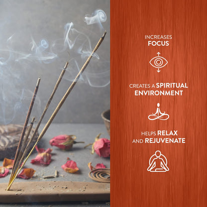 HEM Sun Incense Sticks (Pack of 6-120 Count, 301g) | Natural Fragrance for Aromatic Rooms | Odor Remover Incense for Stress Relief & Relaxation