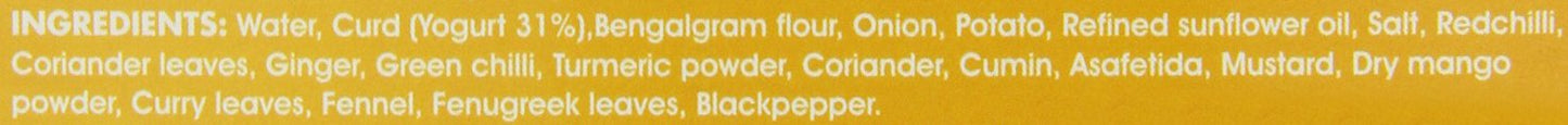 MTR Kadhi Pakora, Ready-To-Eat, 10.58-Oz. Boxes (Pack of 5)