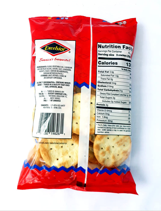 Excelsior Cream Crackers (Pack of 3) (11.97oz/ 339g) Genuine Jamaican