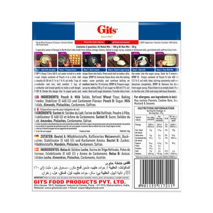 Gits Rasmalai dry mix 150 gms