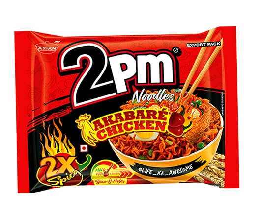 2PM 2X Akabare Chicken flavoured hot and spicy noodles