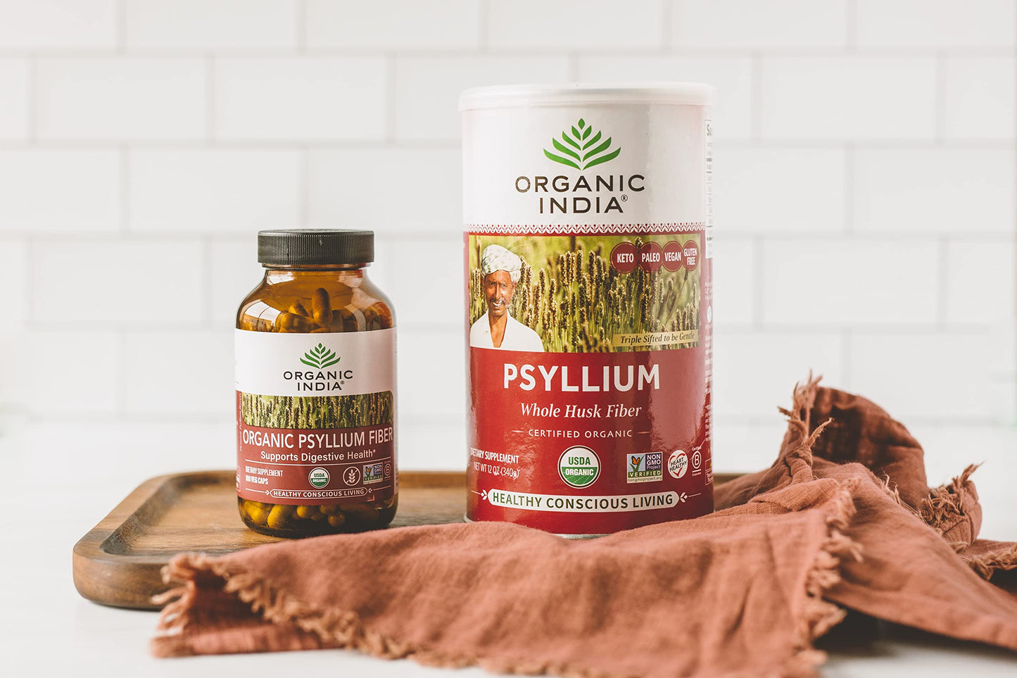 Organic India brand Psyllium 340 gms - Food / Masala / Dal