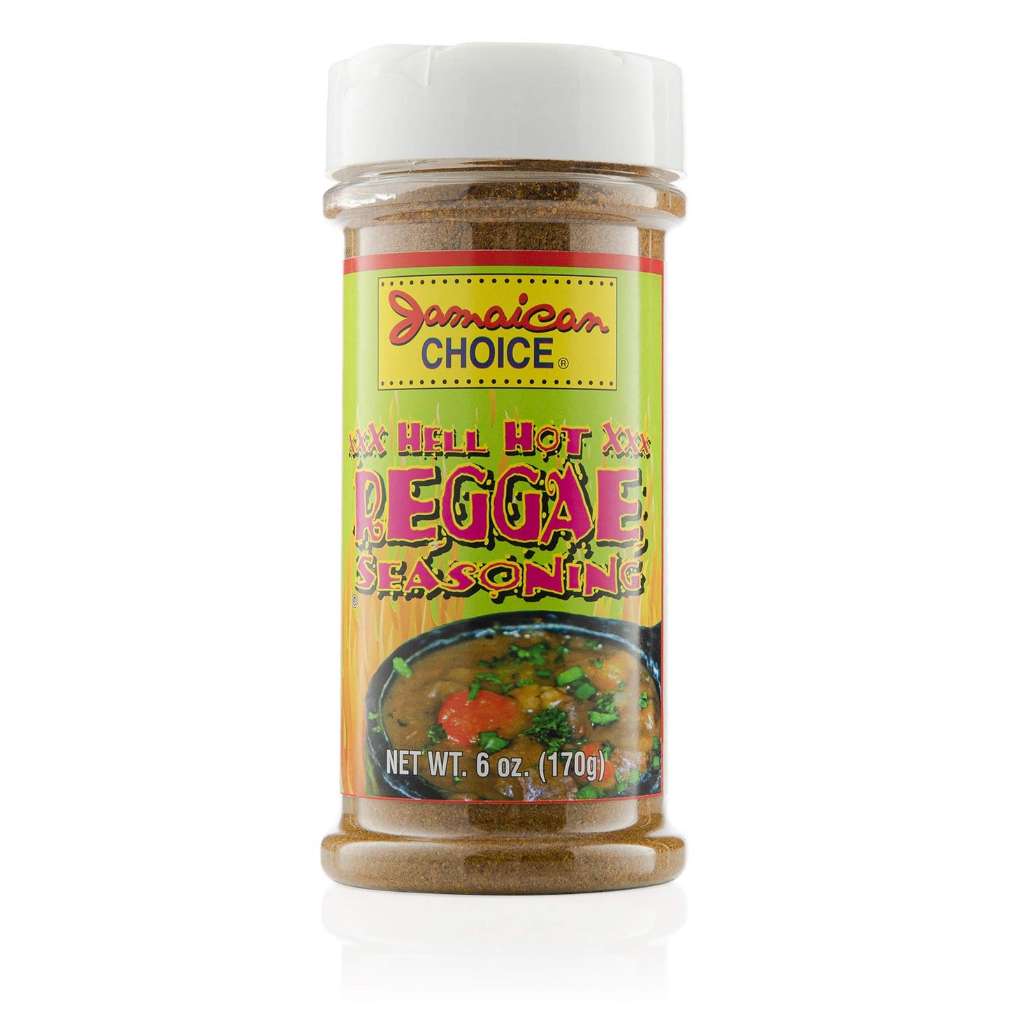Jamaican Choice HELL HOT XXX REGGAE SEASONING | 6 oz