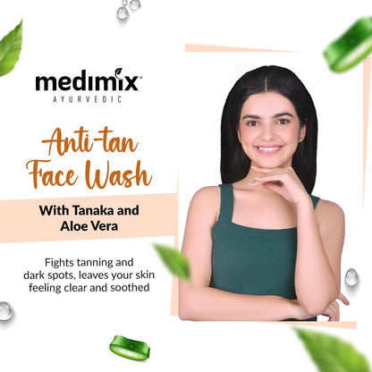Medimix Ayurvedic Anti Tan Face Wash w/ Tanaka 150Ml - Skin Care