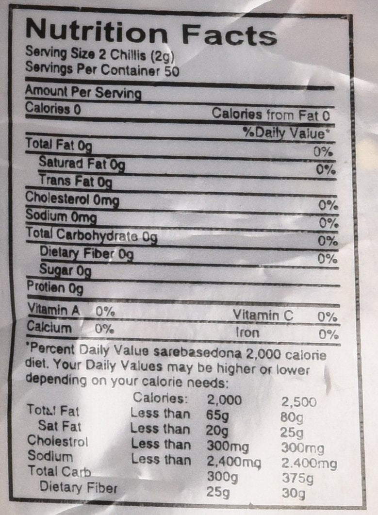 Swad Whole Round Chillies 3.5 Oz - Food / Masala / Dal