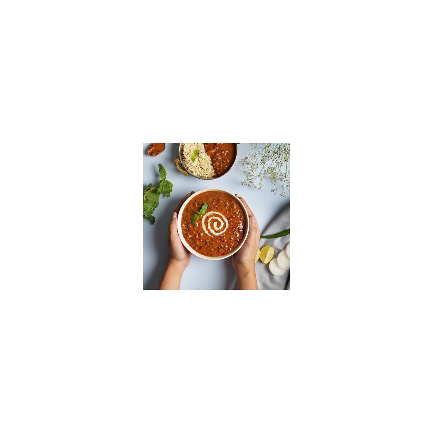 Ashoka Gluten-Free Meals, Microwave Ready Vegan Black Gram & Kidney Beans, Heat & Serve Meals, All-Natural Delhi Dal Makhani, Great for Outdoors, Travel Friendly with No Preservatives, Pack of 1