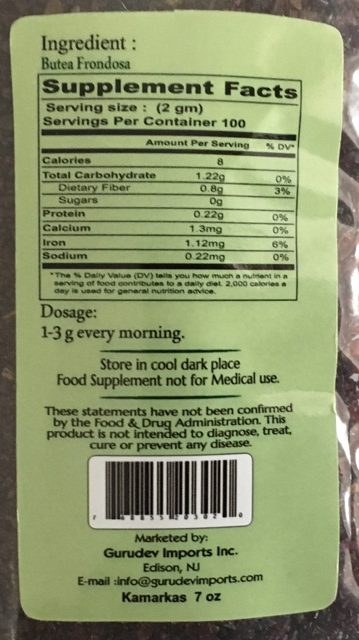 Vedic secrets Kamarkas Whole 200 gms - Food / Masala / Dal
