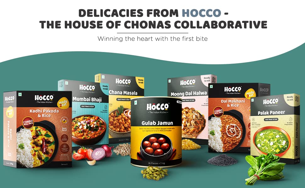 HOCCO Chana Masala Ready to Eat, 300gm (Pack of 1)