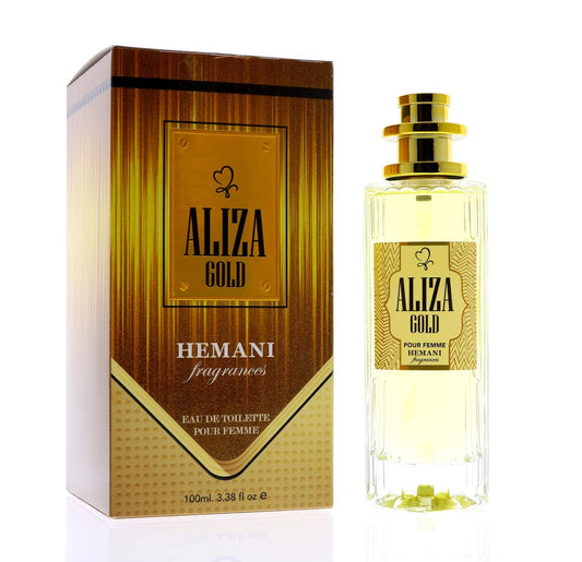 Hemani Fragrances Aliza Gold Perfume 3.4 FL OZ (100mL) - Eau de Parfum - A Luxurious Fragrance for Men