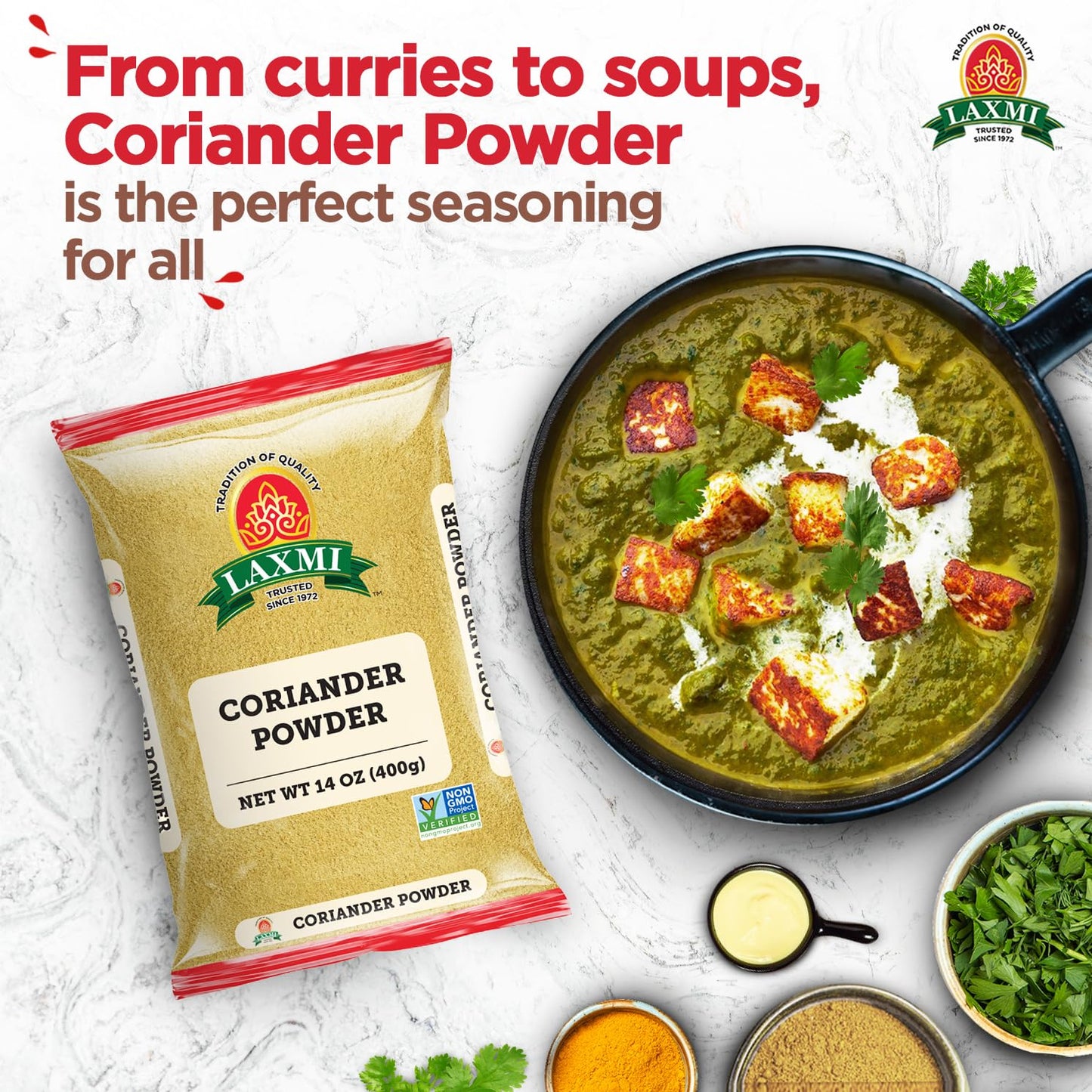 Laxmi Coriander Powder 400 gms - Indian Spices