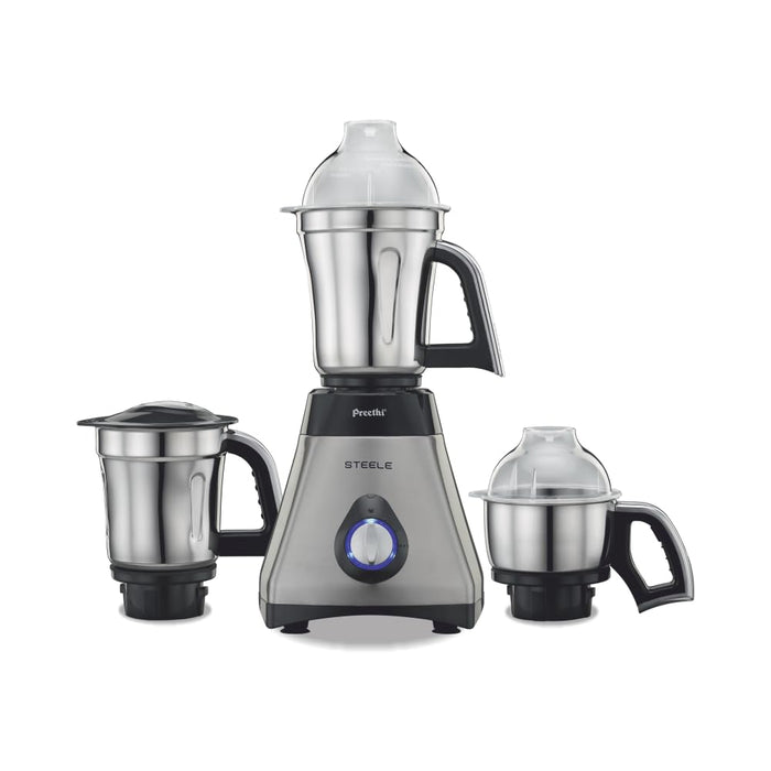 Preethi Mixer Grinder, 13 x 8.6 x 12.5 inches, Black, Silver