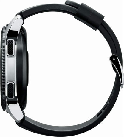 SAMSUNG SM-R805UZSAXAR Galaxy Watch Smartwatch 46mm Stainless Steel LTE GSM (Unlocked), Silver (Renewed)